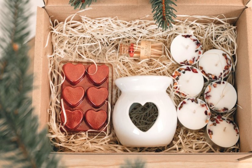 Vánoční sada s aromalampou - SVAŘENÉ VÍNO