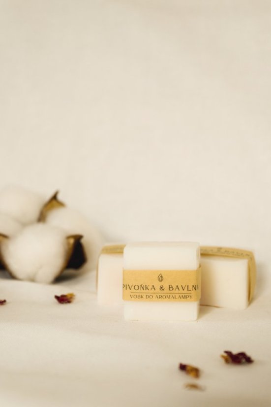 Vosk do aromalampy - pivoňka s bavlnou - velikost: 16 g