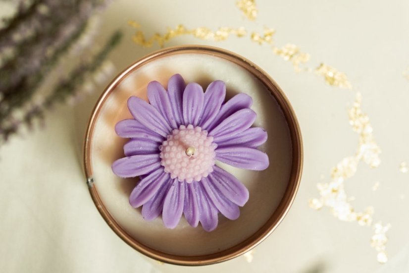 Vonná sójová svíčka v dóze - černá višeň