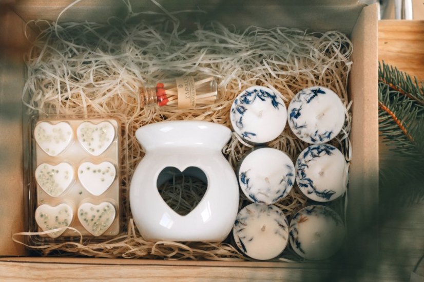 Vánoční sada s aromalampou - VANILKA