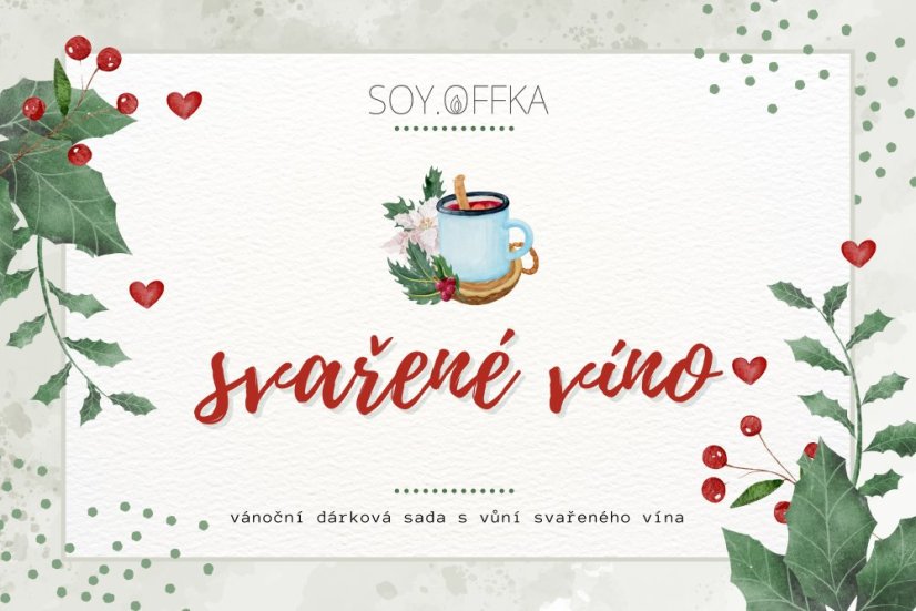 Vánoční sada s aromalampou - SVAŘENÉ VÍNO