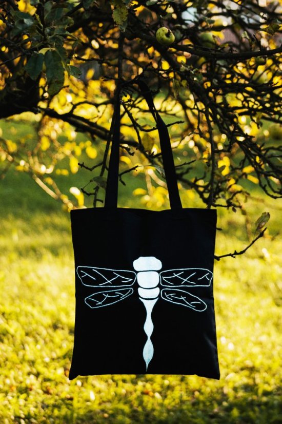 Ručně malovaná taška VÁŽKA