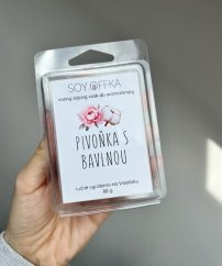 Vosk do aromalampy - pivoňka s bavlnou
