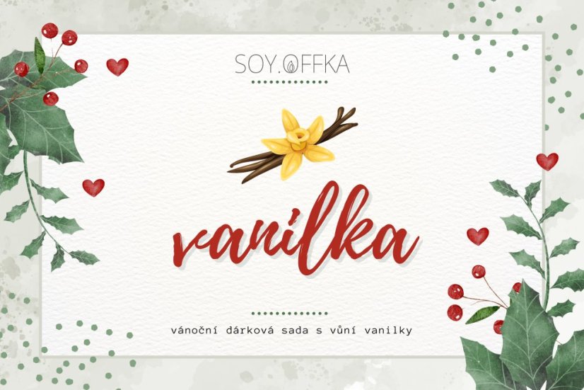 Vánoční sada s aromalampou - VANILKA