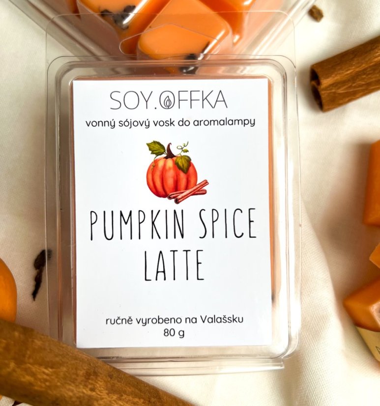 Vosk do aromalampy - pumpkin spice latte - velikost: 16 g